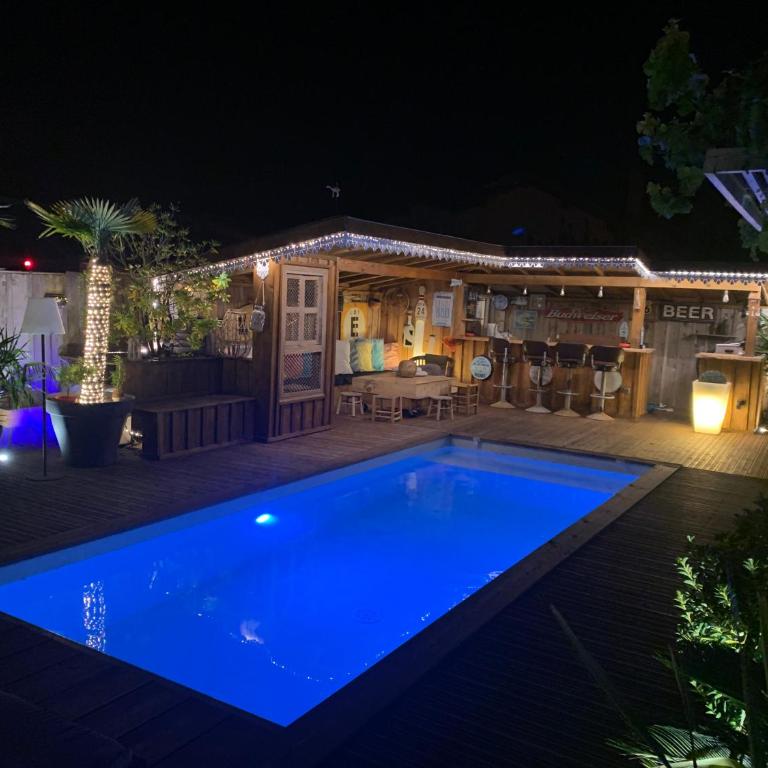 Jolie Maison avec piscine chauffée Bassin d'Arcachon - Villa - 15