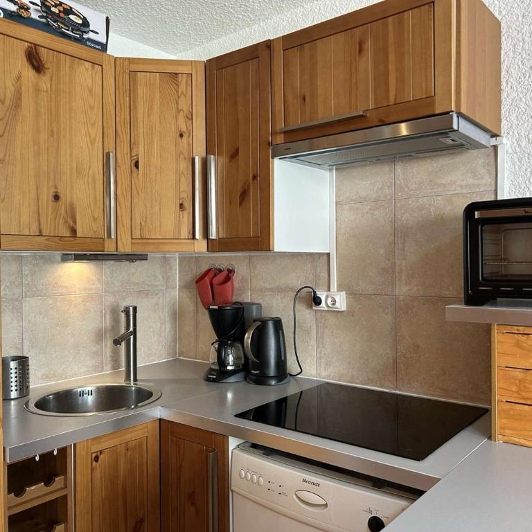 Studio modernisé PMR, balcon sud 4 pers - Montgenèvre - FR-1-330D-33 - Appartamento (4 Adulti) - 2