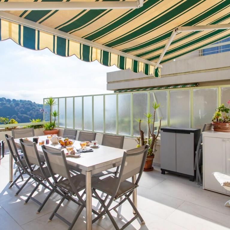 S12 Staywizus - 2BDR Bellet Sea & Mountain View Parking, terrace & AC - Appartement 2 Chambres - 5