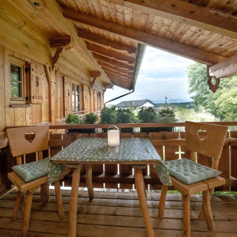 Ferienwohnung Allgäutraum mit Bergblick - Apartment mit 1 Schlafzimmer, Balkon und Bergblick - 10