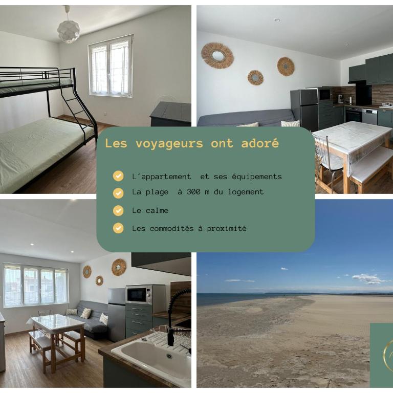 T2 près du port et plage,5 couchages,Narbonne Plage - Appartement 1 Chambre - 1