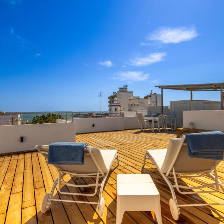 Cadizz - Ático del Búho Surenyo - Terraza 100m2 privada - Apartamento de 3 dormitorios - 62