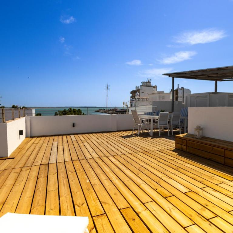 Cadizz - Ático del Búho Surenyo - Terraza 100m2 privada - Apartamento de 3 dormitorios - 75