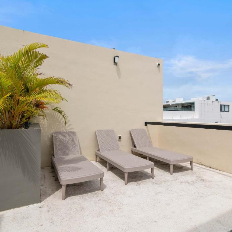 Stylish Studio in Zazil-Ha - Rooftop Pool - Apartamento - 9