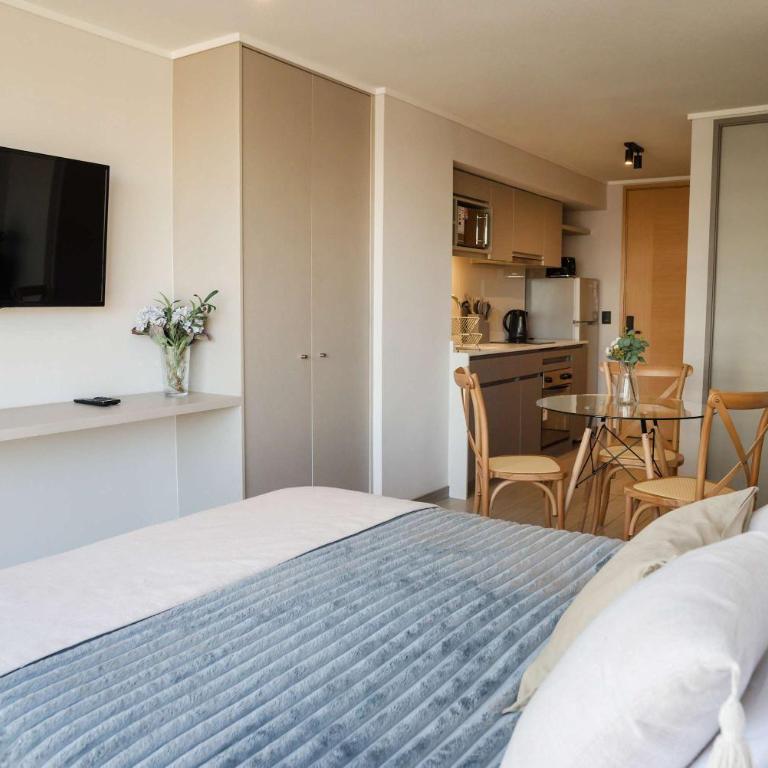 Comfortable Studio Nunoa Metro and Plaza - Apartamento - 13