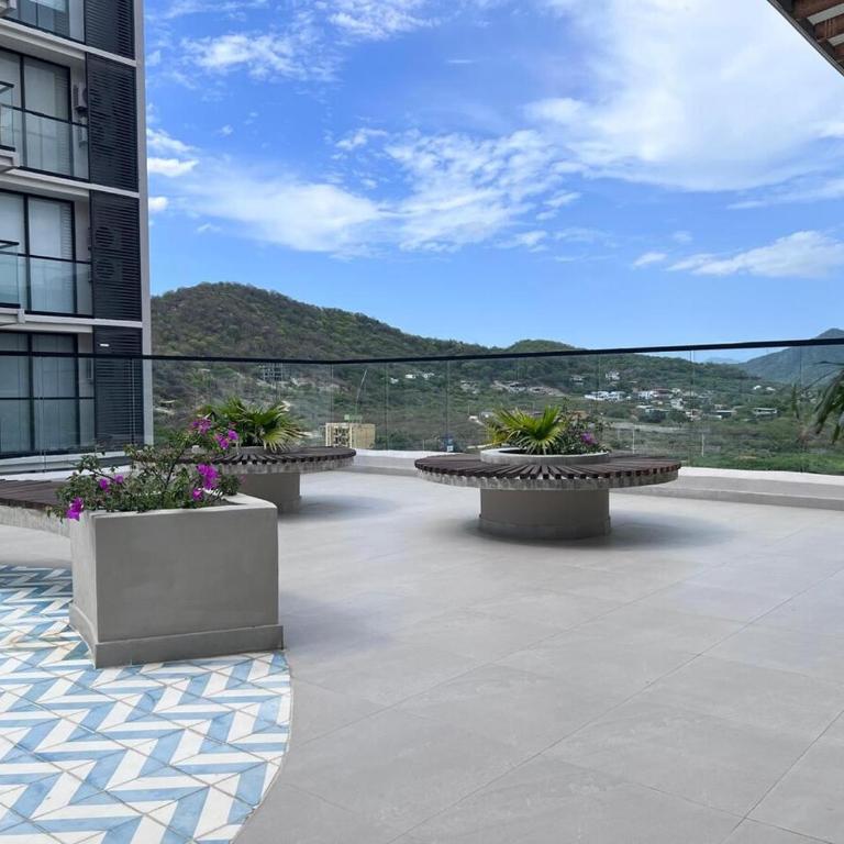 Elegancia y Confort en Santa Marta ApartaSuite en Pozos Colorados - One-Bedroom Loft Apartment with Balcony - 20