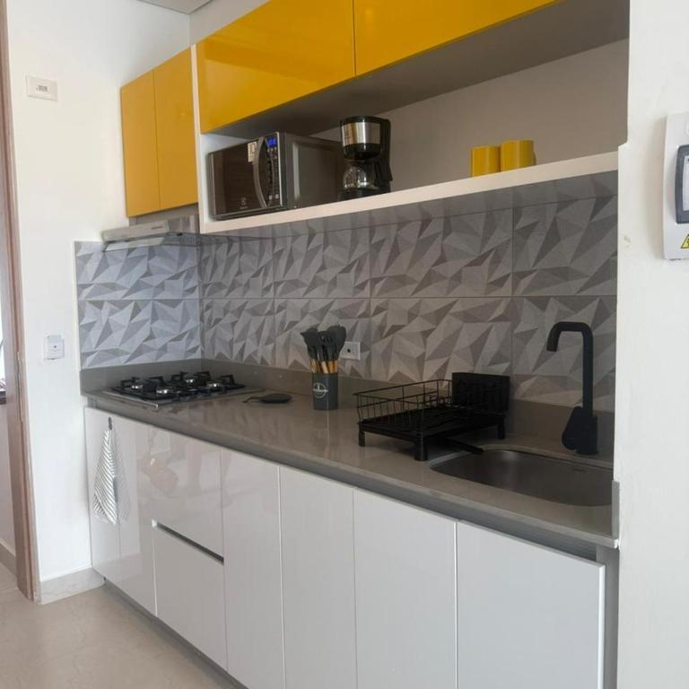 Elegancia y Confort en Santa Marta ApartaSuite en Pozos Colorados - One-Bedroom Loft Apartment with Balcony - 11