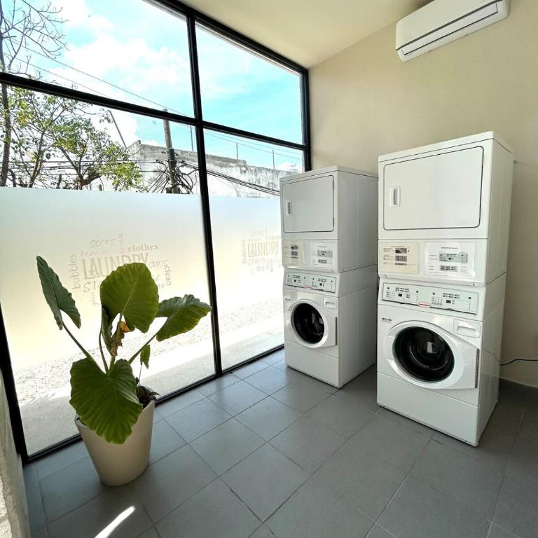 Departamento Nuevo 1Hab con Alberca Gym AC Wifi - One-Bedroom Apartment - 9
