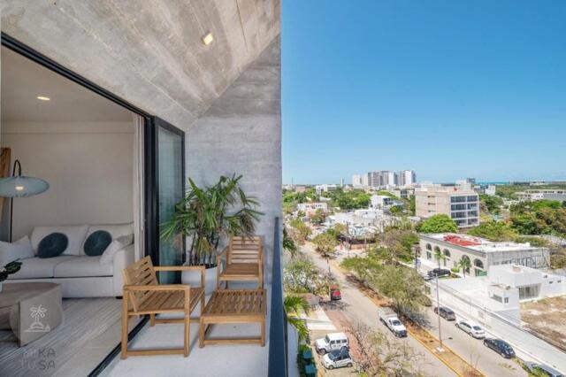 Departamento Nuevo 1Hab con Alberca Gym AC Wifi - One-Bedroom Apartment - 11