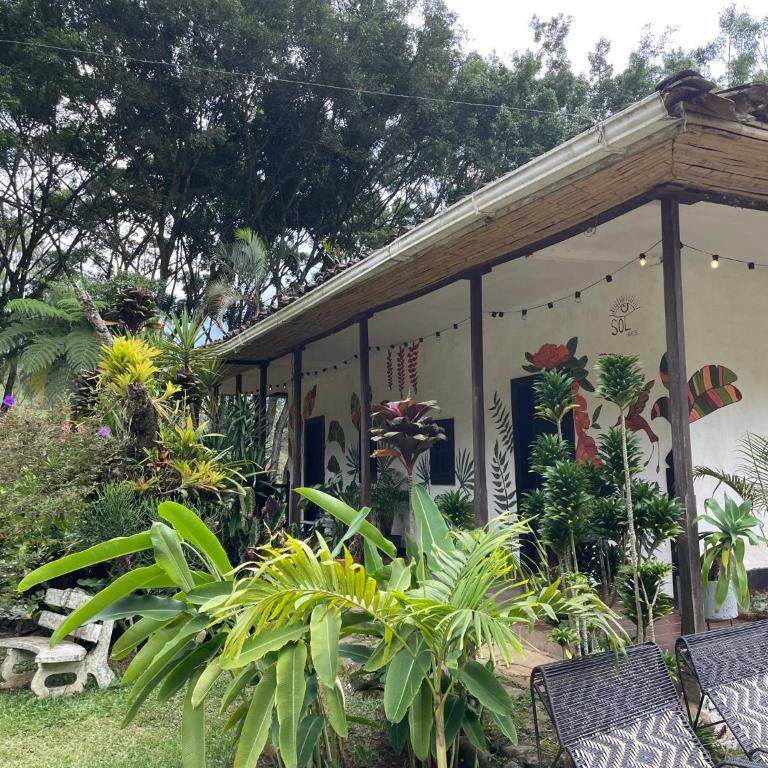 ALMAH GLAMPING - Habitación con cama grande y vistas al jardín - 1