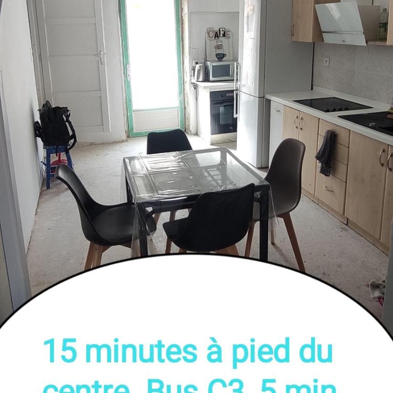 Maison T3 clim bus C3 proche centre terrasse - Two-Bedroom House - 1