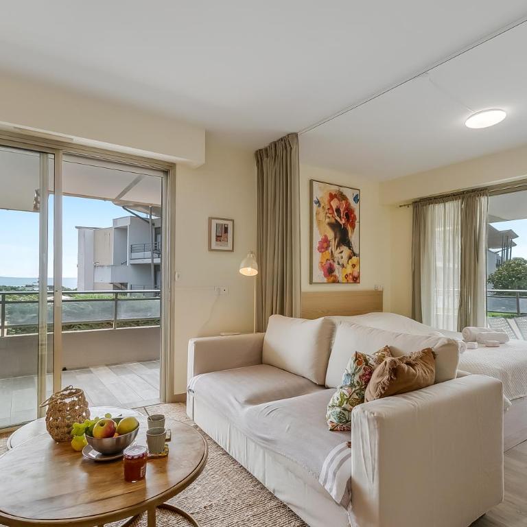 Studio Near Beach, Sea View & Garage - Happy Rentals - Studio with Terrace - 15