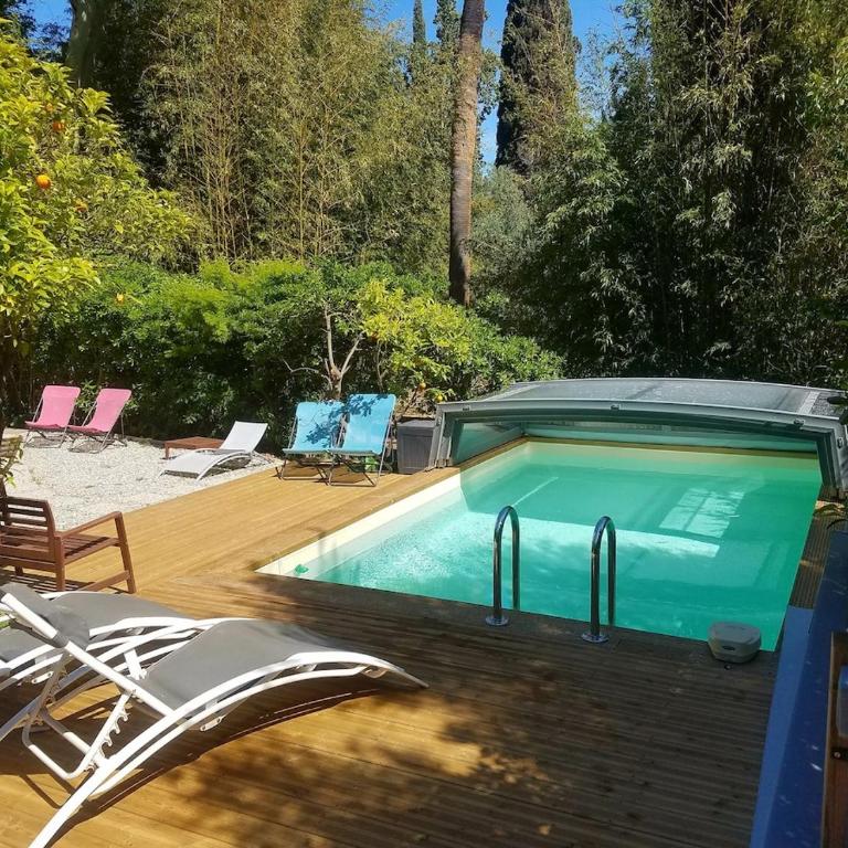 Cottage with swimming pool - Maison 4 Chambres - 5