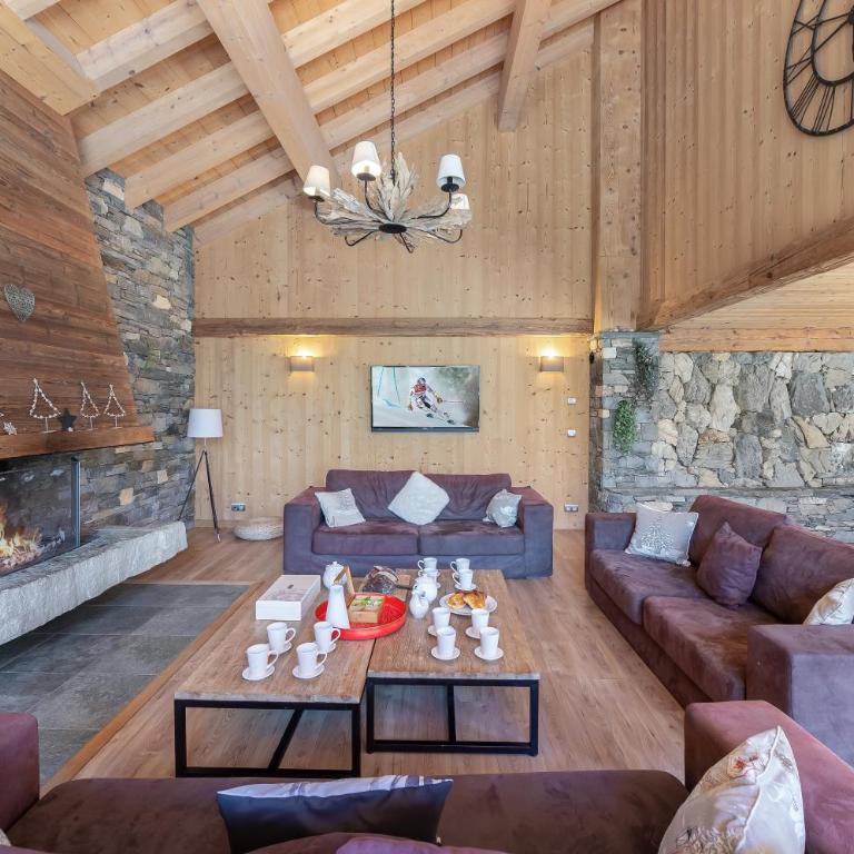 Chalet Kalliste spacieux Meribel 5 min des pistes avec Spa - Chalet - 30