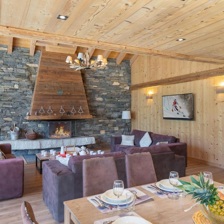 Chalet Kalliste spacieux Meribel 5 min des pistes avec Spa - Chalet - 9