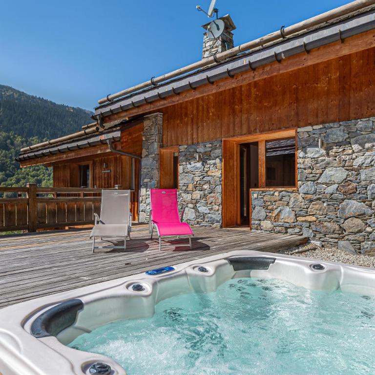 Chalet Kalliste spacieux Meribel 5 min des pistes avec Spa - Chalet - 4