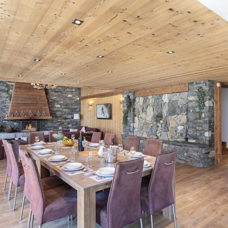Chalet Kalliste spacieux Meribel 5 min des pistes avec Spa - Chalet - 6