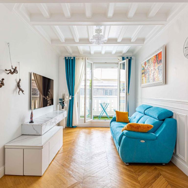 Auteuil Géricault - Appt haussmannien climatisé - Appartement 2 Chambres - 7