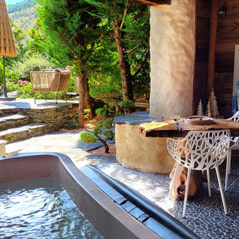 La Bergerie du Miravidi - Chambre Double avec Spa Privé et Sauna Infrarouge - 2