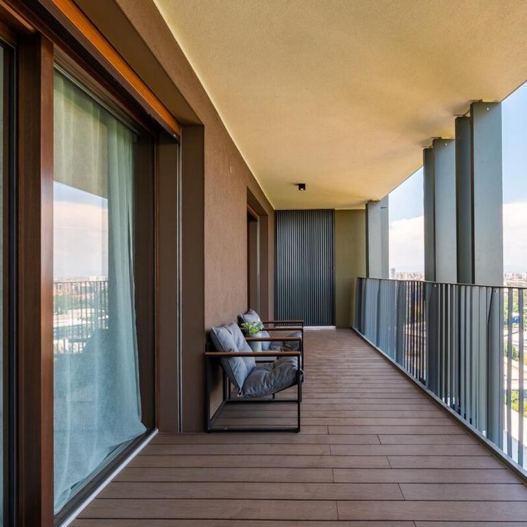 Park Towers 15 - Design - Large Terrace - AC - Appartamento con 1 Camera da Letto - 58