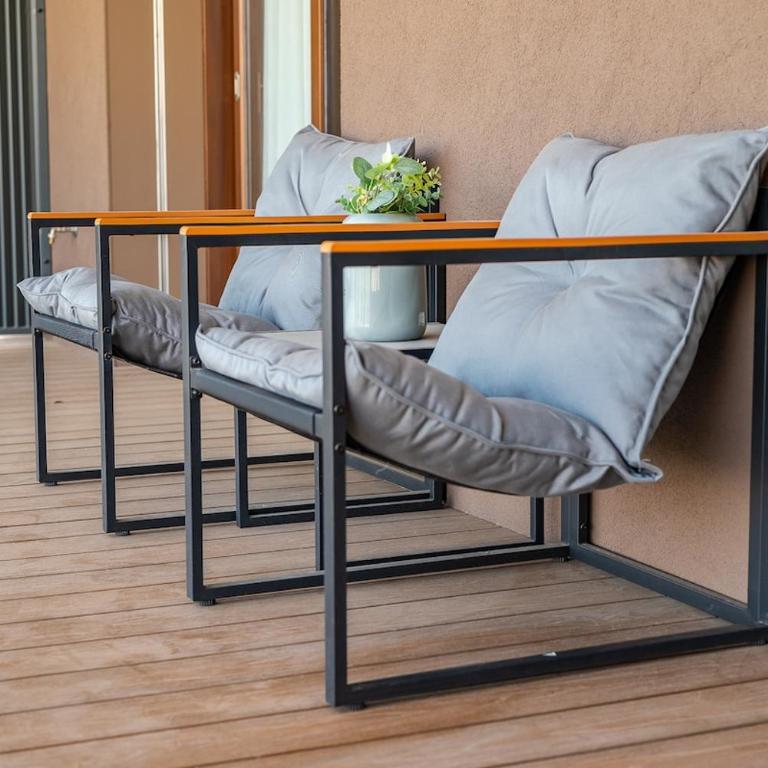 Park Towers 17 - Apt Design - Large Terrace - AC - Appartamento con 1 Camera da Letto - 4