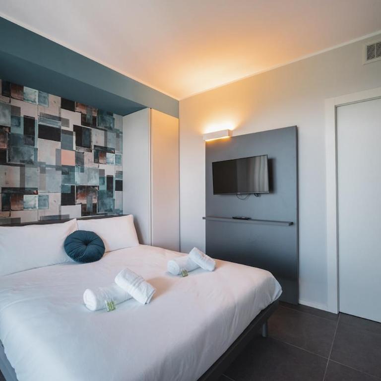 Park Towers 17 - Apt Design - Large Terrace - AC - Appartamento con 1 Camera da Letto - 52