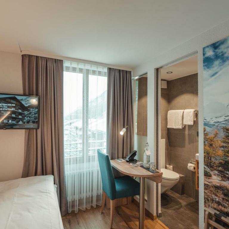Matterhorn Inn - Wellness & Dining - at Zermatt Shuttle Station - Einzelzimmer - 4