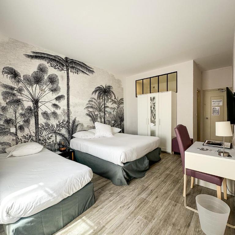 Hotel Les Palmiers - Chambre Triple - 3