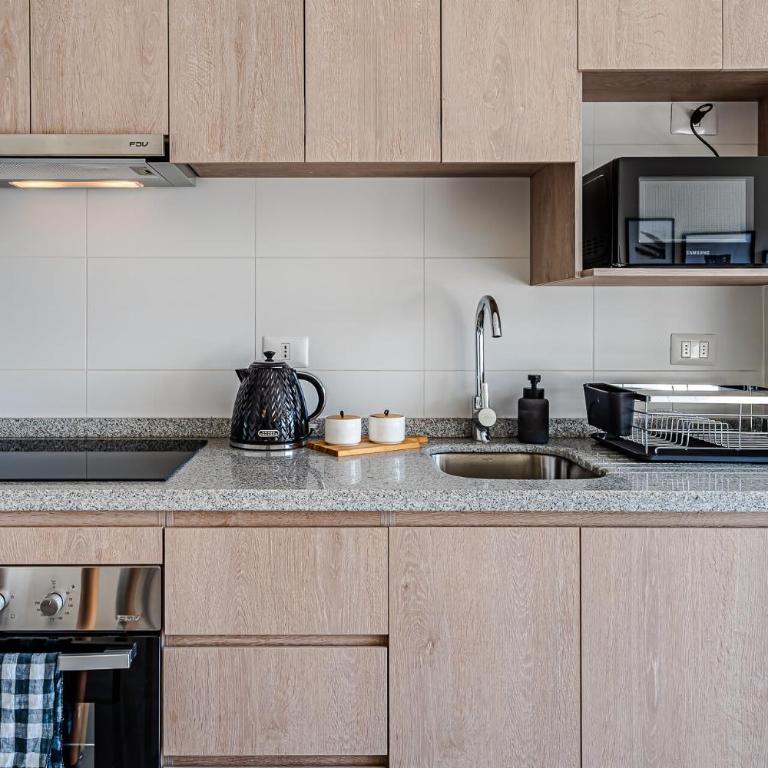 HOM I Depto Moderno 1D1B en Santa Isabel, Santiago - Apartamento - 43
