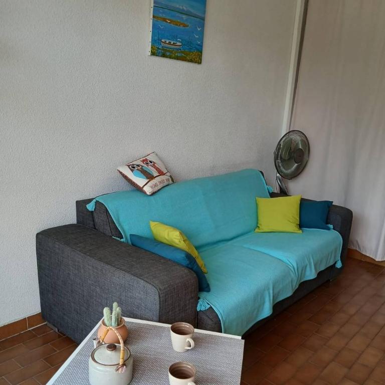 Studio Cabine pour 4 avec Ascenseur – Vue Marina, Plage à 2 Pas - Studio-Apartment mit Balkon - 2