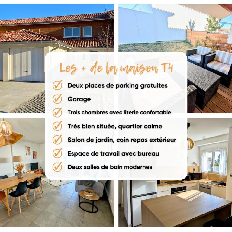 Maison T4 jardin, garage, terrasse, bureau - Villa mit 3 Schlafzimmern - 7