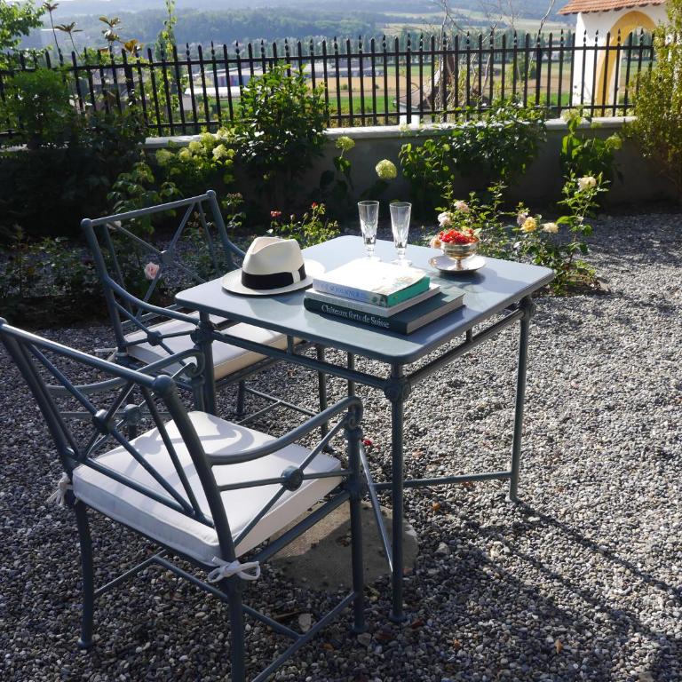 Chateau de Marnand - Deluxe Apartment mit 1 Schlafzimmer und Gartenblick - 7