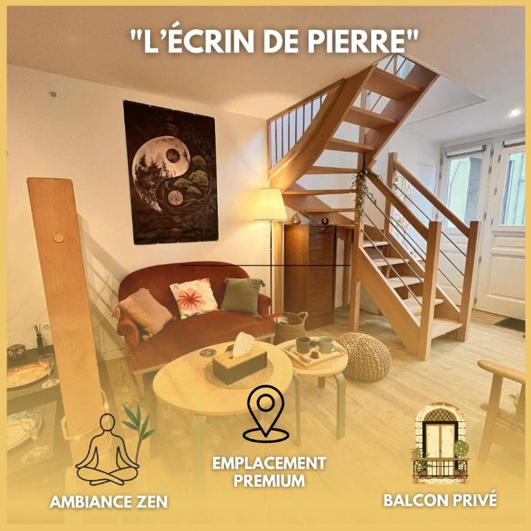 L'Écrin de Pierre T1 bis balcon - One-Bedroom Apartment - 1