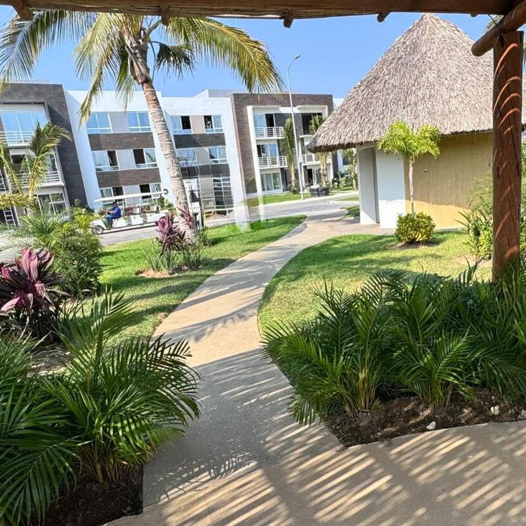 Departamento P B con Club de Playa Zona Diamante - Apartamento de 1 dormitorio - 64