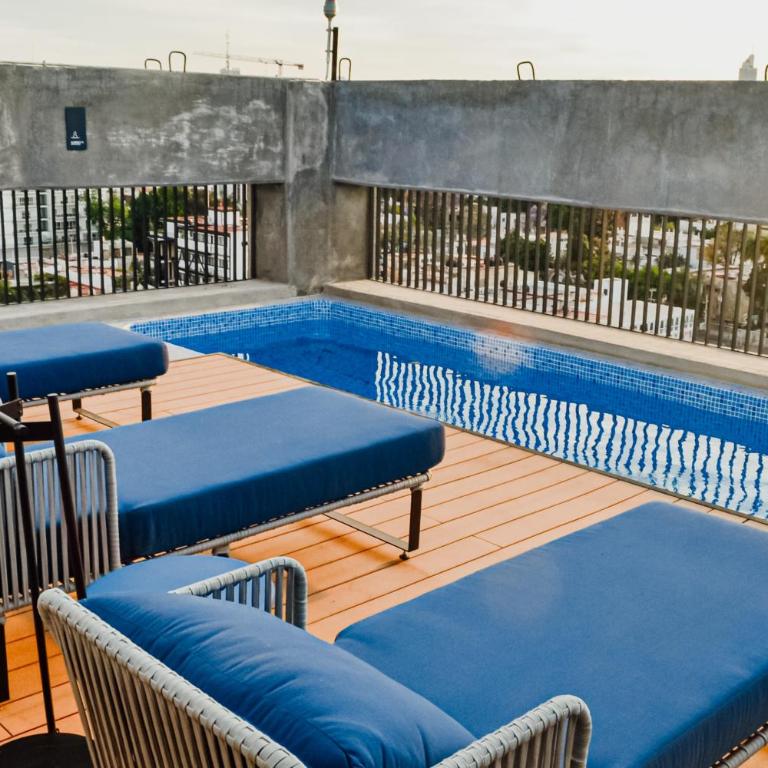 New Condo at Scala Towers Col Americana Chapultepec Zone - Two-Bedroom Apartment with City View - 18