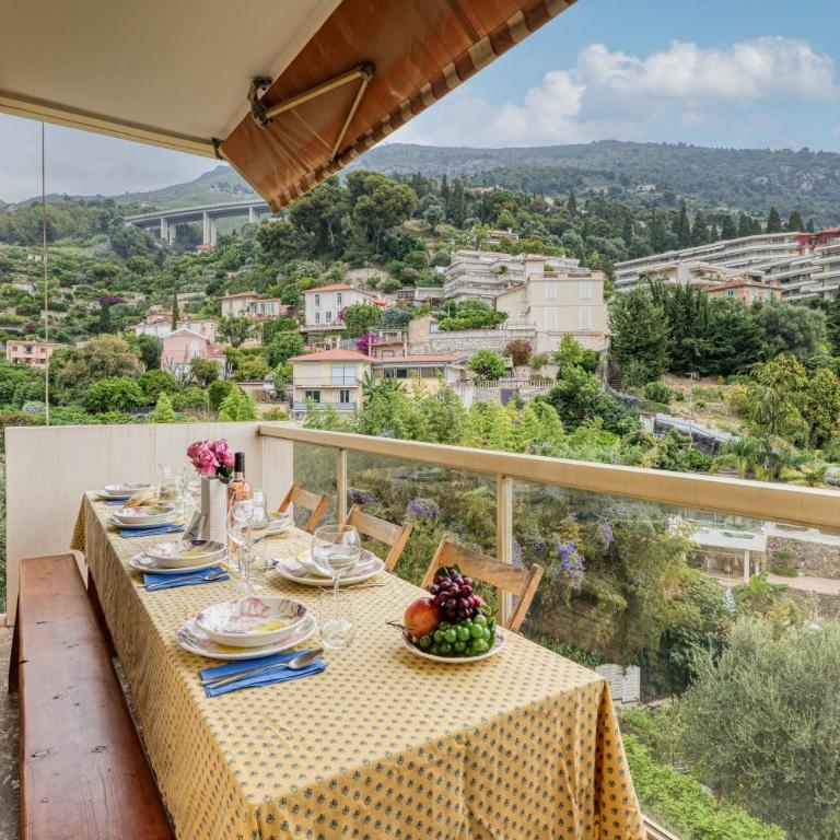 Les Cypres Garavan - Apartment mit Balkon - 2