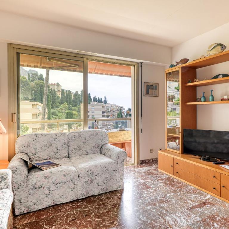 Les Cypres Garavan - Apartment mit Balkon - 4