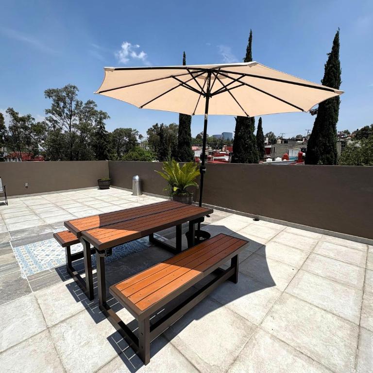 R05 DOUBLE STUDIO at ITESM CEM Full Services, Shared-Kitchen, Fridge ,Laundry, Smart TV, Parking, Balcony - Habitación Doble con baño privado - 21
