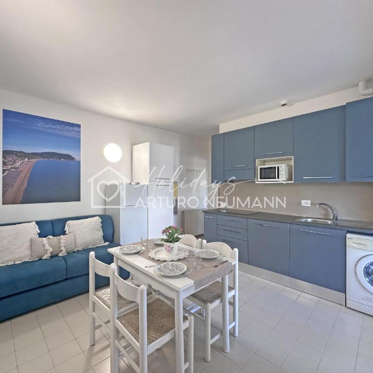 662 - Appartamento bilocale a Marcelli, al primo piano con terrazzo vicino alla spiaggia climatizzato - SPIAGGIA INCLUSA - Appartamento con 1 Camera da Letto - 2