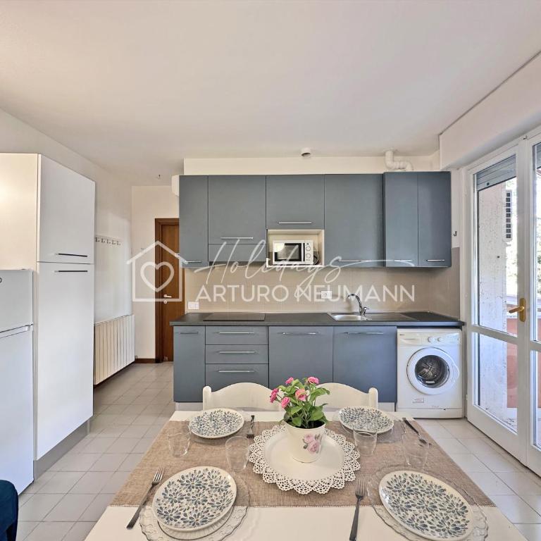 662 - Appartamento bilocale a Marcelli, al primo piano con terrazzo vicino alla spiaggia climatizzato - SPIAGGIA INCLUSA - Appartamento con 1 Camera da Letto - 3