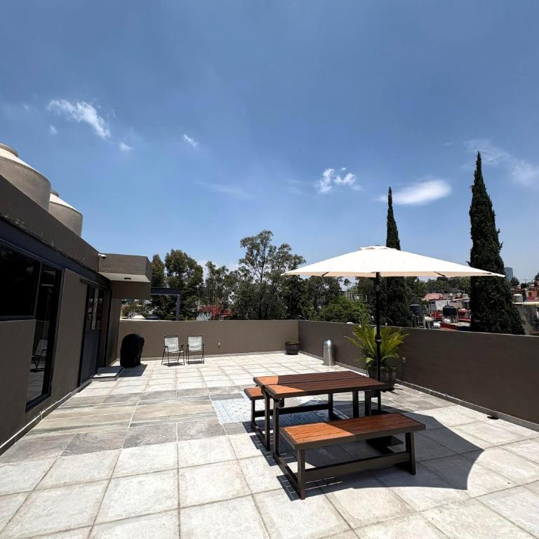 R10 DOUBLE STUDIO at ITESM CEM Full Services, Shared-Kitchen, Fridge ,Laundry, Smart TV, Parking, Balcony - Habitación Doble con baño privado - 41