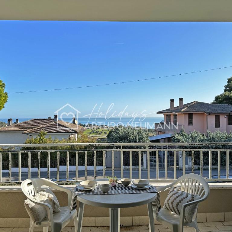 228 - Appartamento bilocale al primo piano con terrazzo vista mare- CLIMATIZZATO, SPIAGGIA INCLUSA - One-Bedroom Apartment - 10