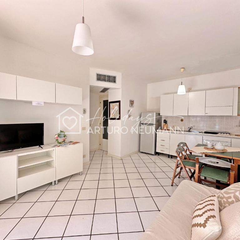 128 - Bilocale a Marcelli al Villaggio Rosa con portico e giardino, climatizzato - SPIAGGIA INCLUSA AL WHITE BEACH CLUB - Appartamento con 1 Camera da Letto - 4