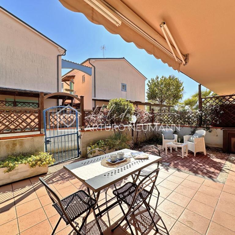 128 - Bilocale a Marcelli al Villaggio Rosa con portico e giardino, climatizzato - SPIAGGIA INCLUSA AL WHITE BEACH CLUB - Appartamento con 1 Camera da Letto - 11