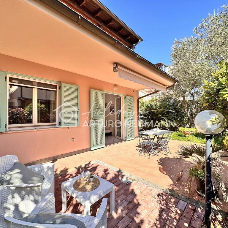 128 - Bilocale a Marcelli al Villaggio Rosa con portico e giardino, climatizzato - SPIAGGIA INCLUSA AL WHITE BEACH CLUB - Appartamento con 1 Camera da Letto - 1