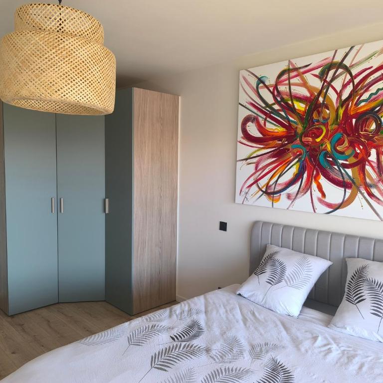 3-room air-conditioned terrace, sea view - Appartement 2 Chambres - 4