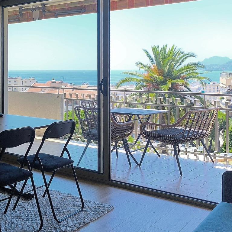 3-room air-conditioned terrace, sea view - Appartement 2 Chambres - 13