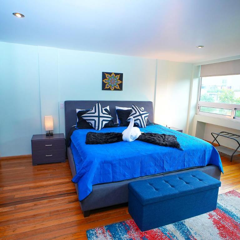 Casa Azul-Hidden Roma Norte Gem, City Views, 4BR - Apartamento - 31