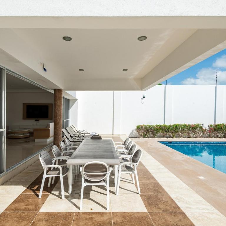 Villa Luxury White en Playa del Carmen - Alberca privada - Lujo - 5 Habitaciones - Villa - 13