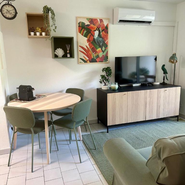 L'appartement Vert, Piscine, 750m de la Plage - Apartamento de 1 dormitorio - 28